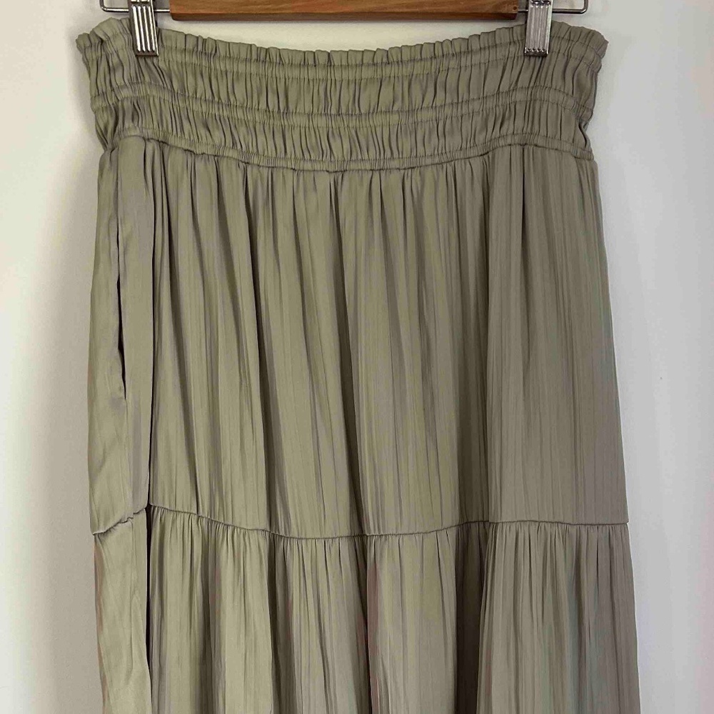Anthropologie Tiered Midi Sz M Skirt